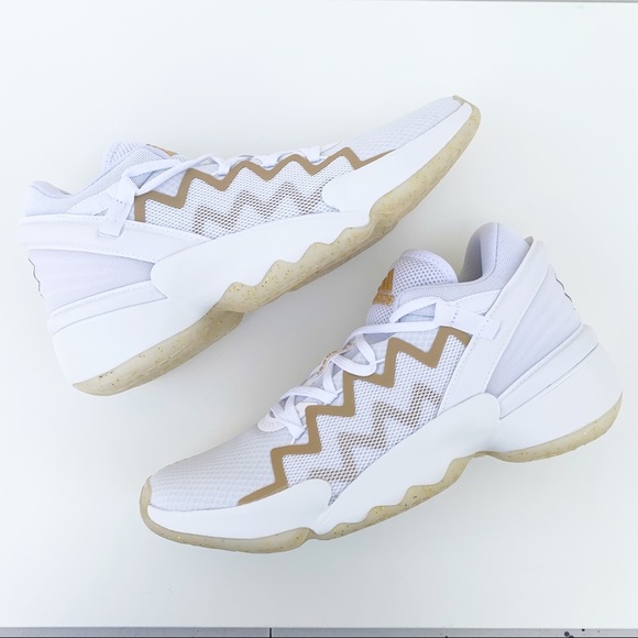 adidas | Shoes | Adidas Don Issue 2 Basketball Shoe White Gold | Poshmark